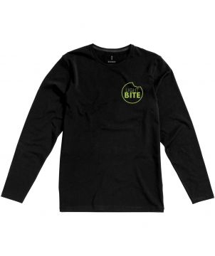 T-shirt homme personnalisé manches longues coton bio Ponoka