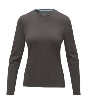 T-shirt femme personnalisé manches longues coton bio Ponoka