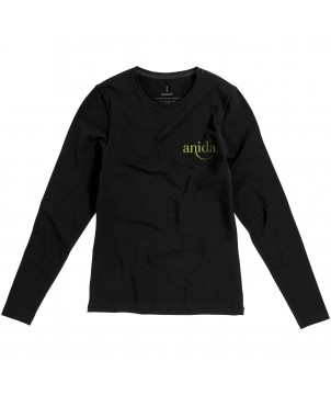 T-Shirts - T-shirt bio manches longues femme Ponoka | PRINTECOM