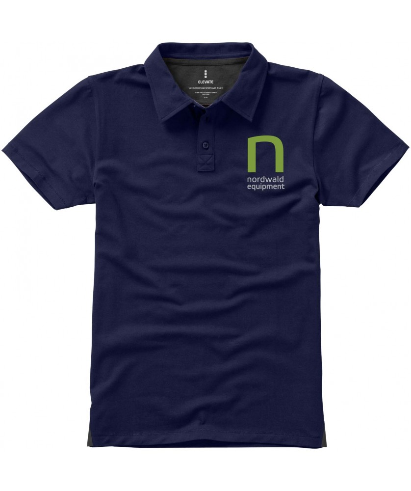 Textiles mode - Polo stretch manches courtes homme Markham | PRINTECOM