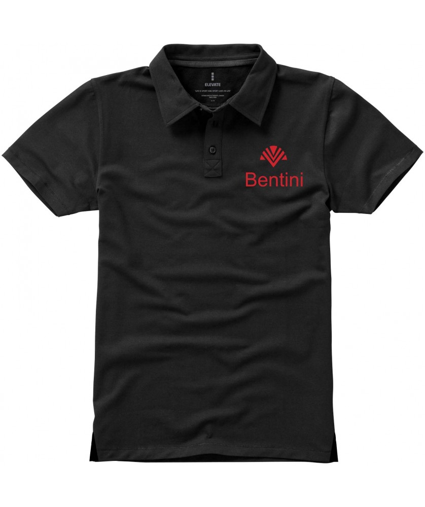 Textiles mode - Polo stretch manches courtes homme Markham | PRINTECOM