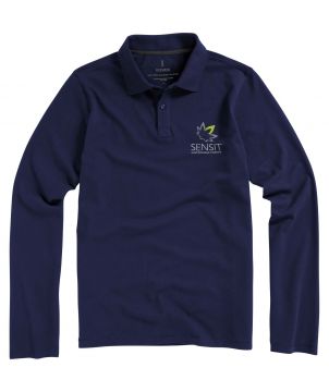 Polo homme personnalisé manches longues 200 g Oakville Textiles mode publicitaire