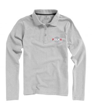 Polo femme personnalisé manches longues 200 g Oakville Textiles mode publicitaire