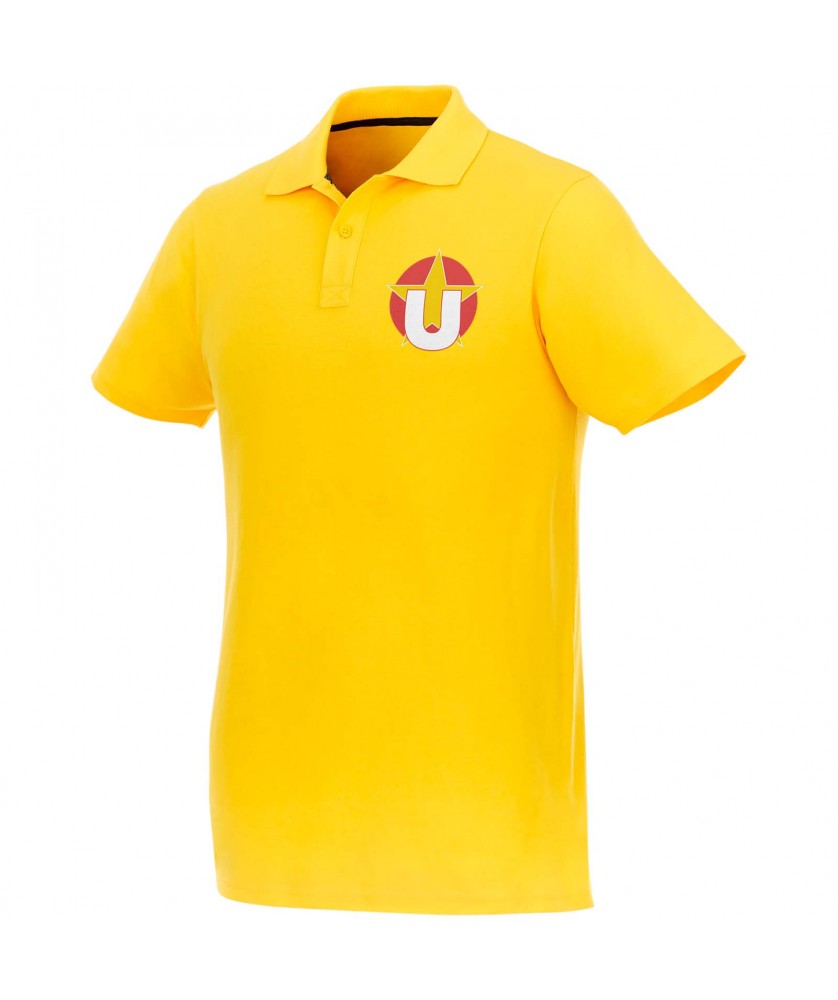 Textiles mode - Polo manches courtes homme Helios | PRINTECOM