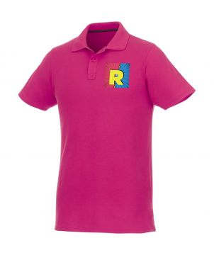 Polo homme personnalisé maille piquée 180 g Helios Textiles mode publicitaire