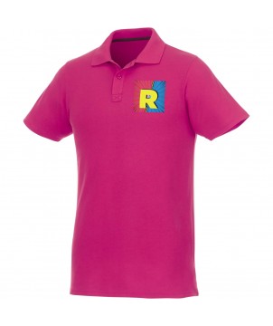 Textiles mode - Polo manches courtes homme Helios | PRINTECOM
