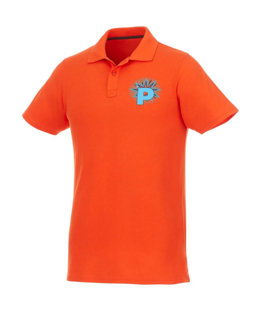 Polo homme personnalisé maille piquée 180 g Helios