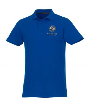 Polo homme personnalisé maille piquée 180 g Helios Textiles mode publicitaire