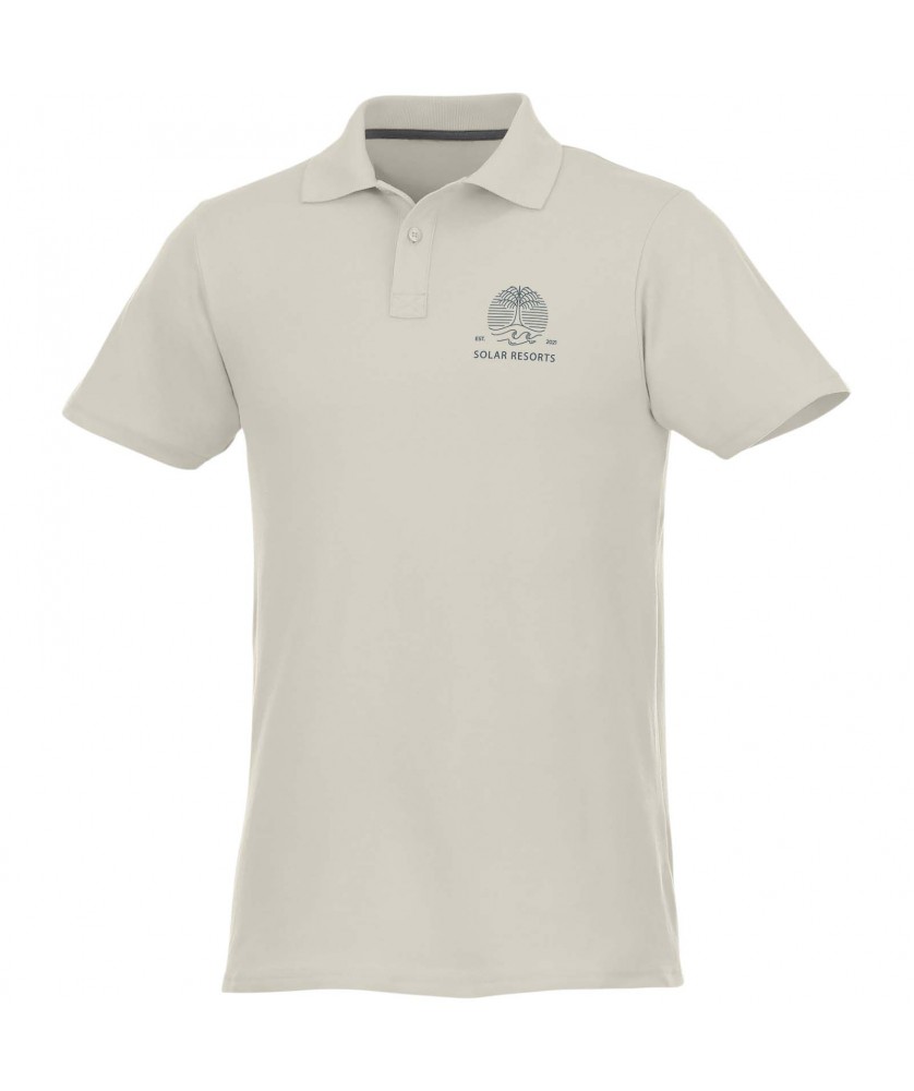 Textiles mode - Polo manches courtes homme Helios | PRINTECOM