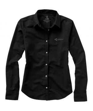 Chemise oxford femme personnalisée manches longues Vaillant Textiles mode publicitaire