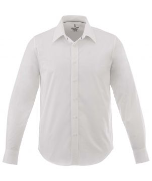 Chemise homme personnalisée stretch manches longues Hamell Textiles mode publicitaire