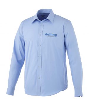 Chemise homme personnalisée stretch manches longues Hamell Textiles mode publicitaire