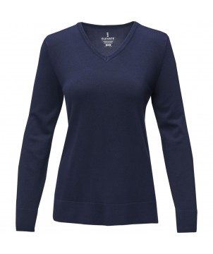 Textiles mode - Pull col en V Stanton pour femme | PRINTECOM