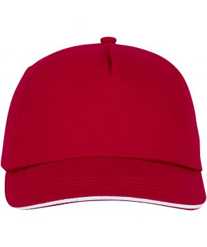 Casquette sandwich personnalisée 5 panneaux Styx Casquettes et Bonnets publicitaire