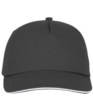 Casquette sandwich personnalisée 5 panneaux Styx Casquettes et Bonnets publicitaire
