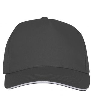 Casquette sandwich personnalisée 5 panneaux Ceto Casquettes et Bonnets publicitaire