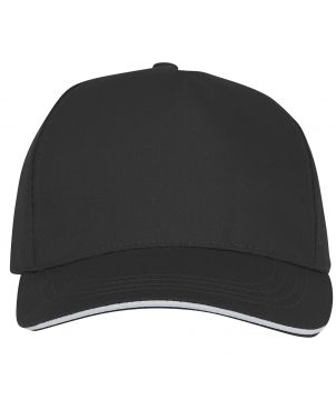 Casquette sandwich personnalisée 5 panneaux Ceto Casquettes et Bonnets publicitaire