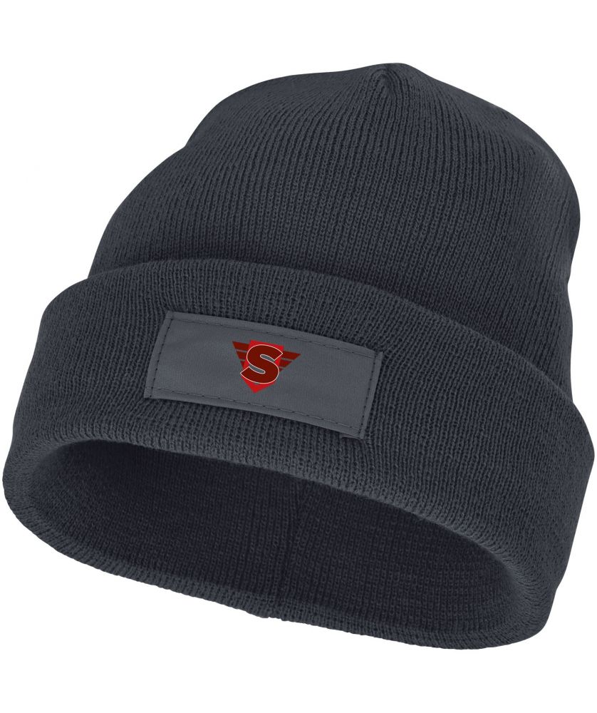 Bonnet personnalisé à patch Boreas Casquettes et Bonnets publicitaire