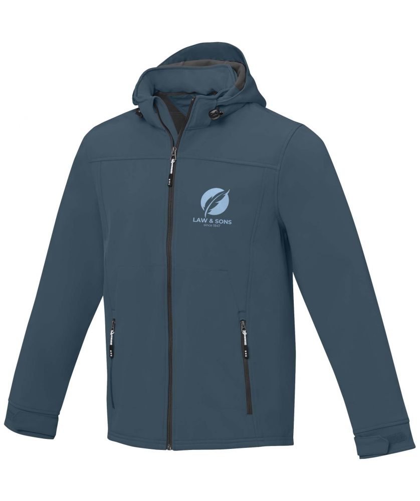 Veste softshell homme personnalisée imperméable Langley Textiles mode publicitaire