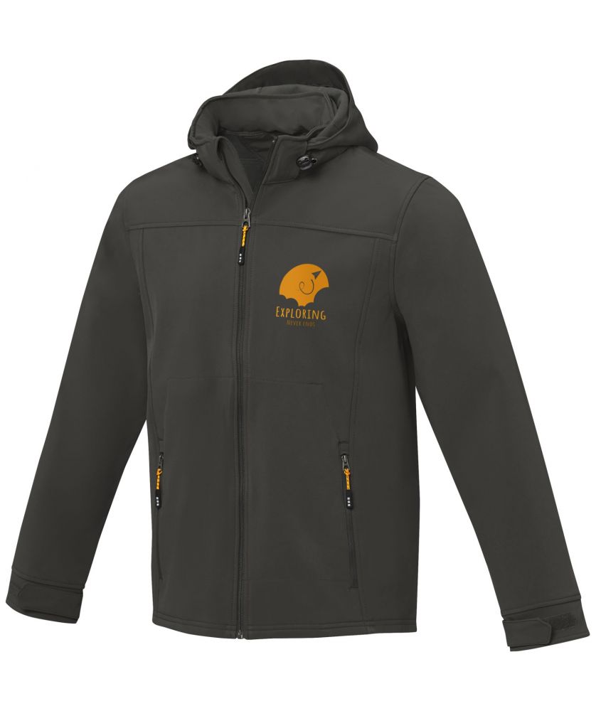 Veste softshell homme personnalisée imperméable Langley Textiles mode publicitaire