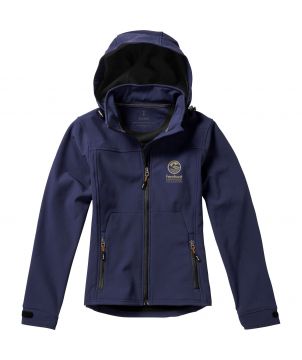 Veste softshell femme personnalisée imperméable Langley Textiles mode publicitaire