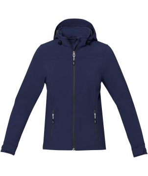 Veste softshell femme personnalisée imperméable Langley Textiles mode publicitaire