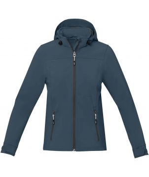 Veste softshell femme personnalisée imperméable Langley Textiles mode publicitaire