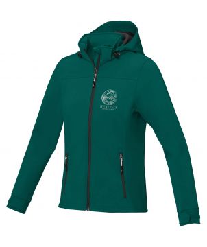 Veste softshell femme personnalisée imperméable Langley Textiles mode publicitaire