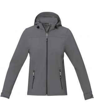 Veste softshell femme personnalisée imperméable Langley Textiles mode publicitaire
