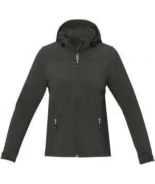 Veste softshell femme personnalisée imperméable Langley Textiles mode publicitaire