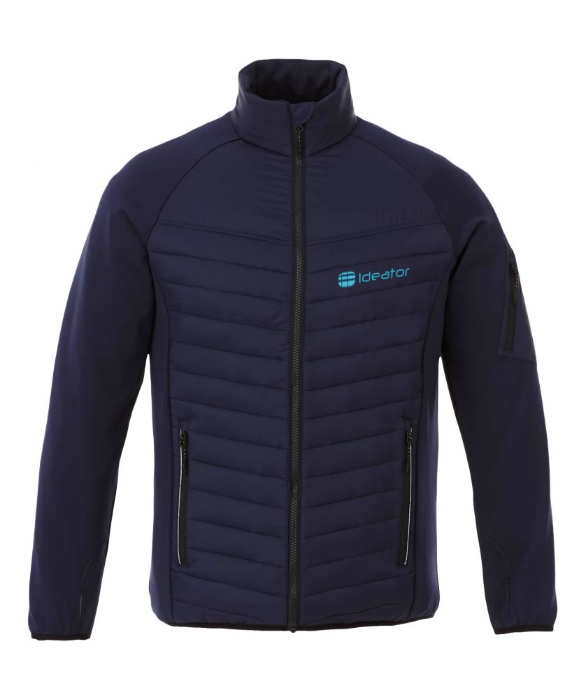 Doudoune hybride homme personnalisée Banff Textiles mode publicitaire
