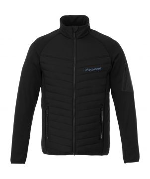 Doudoune hybride homme personnalisée Banff Textiles mode publicitaire