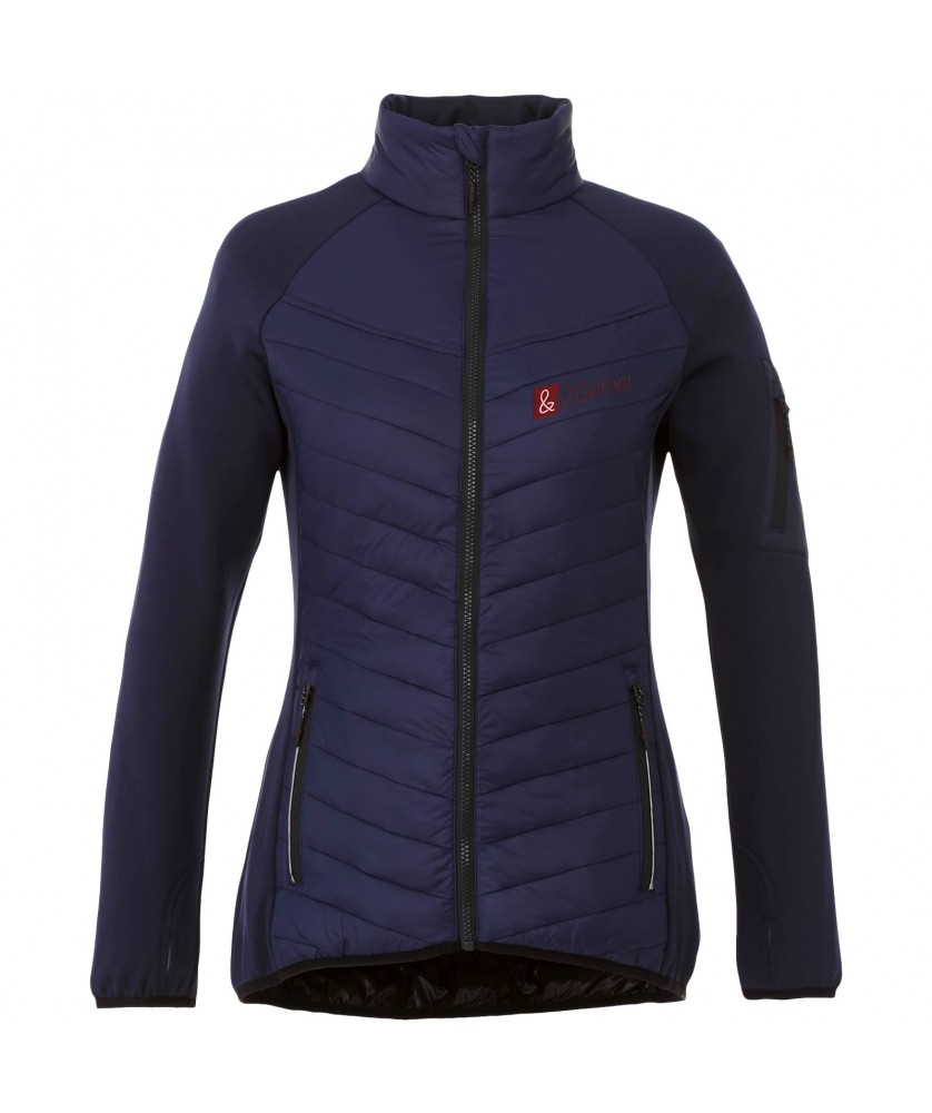 Textiles mode - Doudoune hybride femme Banff | PRINTECOM