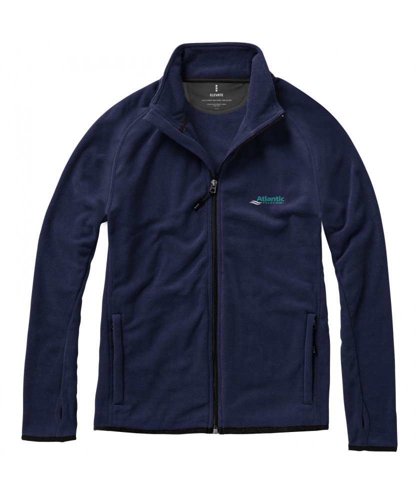 Textiles mode - Veste micro-polaire full zip homme Brossard | PRINTECOM