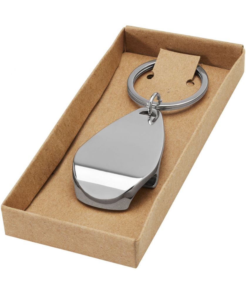 Porte-clés ouvre-bouteille en métal en coffret personnalisé Porte-clés publicitaire