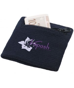 Poignet éponge personnalisé zippé Textiles de sport publicitaire