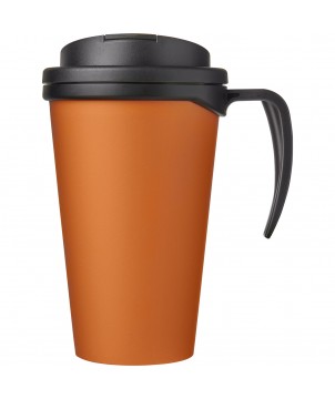Mugs isothermes - Mug isolant Americano® Grande 350ml avec couvercle anti fuites | PRINTECOM