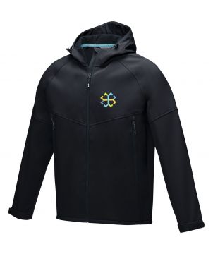 Veste softshell recyclée homme personnalisée GRS Coltan