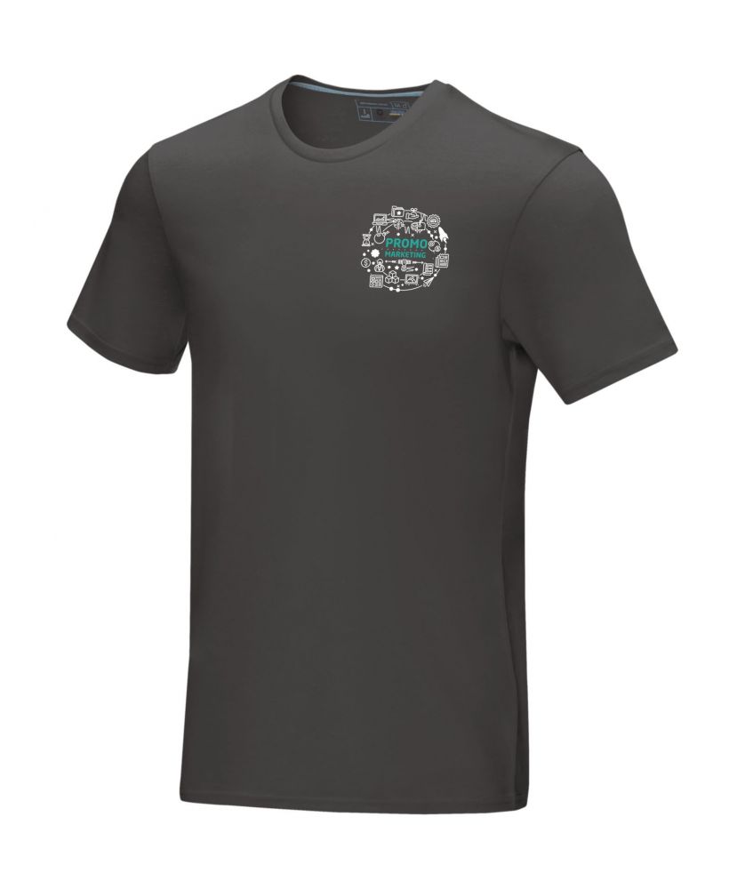 T-shirt homme personnalisé coton bio 160 g Azurite
