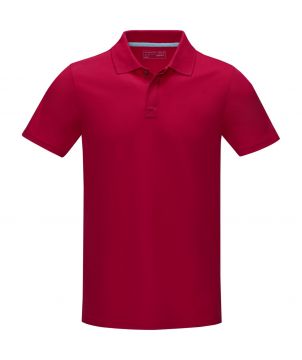 Polo homme personnalisé coton bio 180 g Graphite Textiles mode publicitaire
