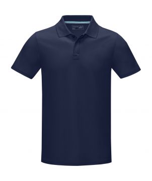 Polo homme personnalisé coton bio 180 g Graphite Textiles mode publicitaire