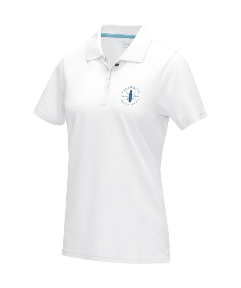 Polo femme personnalisé coton bio 180 g Graphite Textiles mode publicitaire
