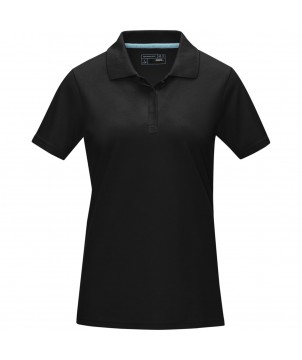 Textiles mode - Polo Graphite bio manches courtes femme | PRINTECOM