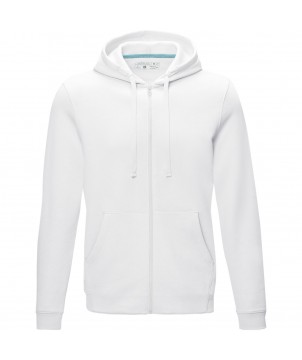 Textiles mode - Sweat full zip à capuche Ruby bio homme | PRINTECOM