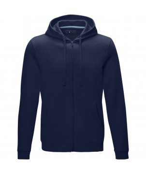 Textiles mode - Sweat full zip à capuche Ruby bio homme | PRINTECOM