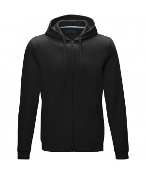 Textiles mode - Sweat full zip à capuche Ruby bio homme | PRINTECOM
