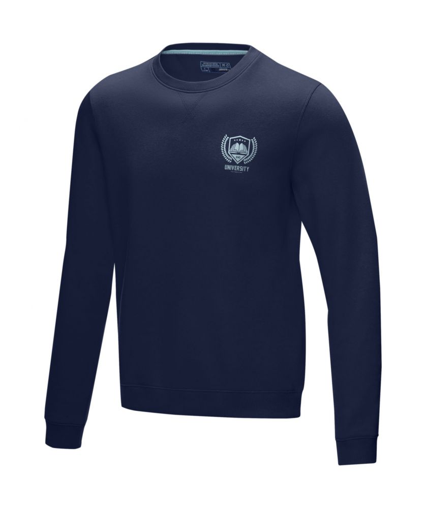 Sweat homme personnalisé col rond coton bio Jasper