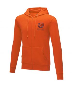 Sweat à capuche zippé homme personnalisé Theron Textiles mode publicitaire