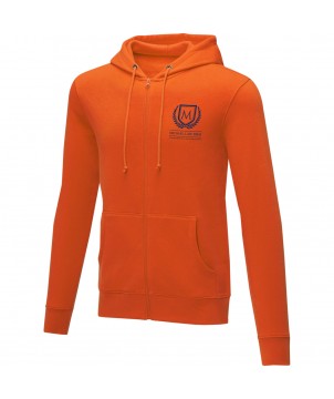 Textiles mode - Sweat à capuche zippé Theron pour homme | PRINTECOM