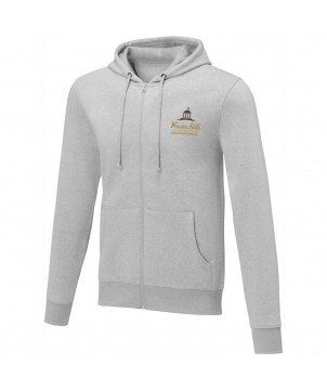 Textiles mode - Sweat à capuche zippé Theron pour homme | PRINTECOM